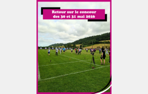 Retour sur le concours des 30 et 31 mai !