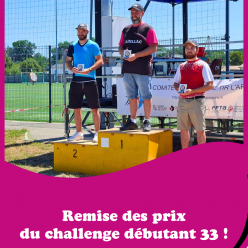 Résultats du challenge débutant 33 !